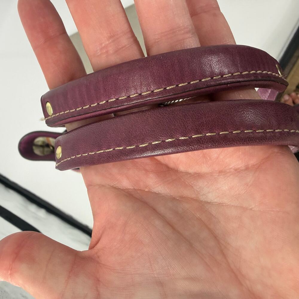Coach Chelsea Heritage Signature Stripe Tote Bag Lilac Vintage Classic Y2K VTG - Picture 15 of 15